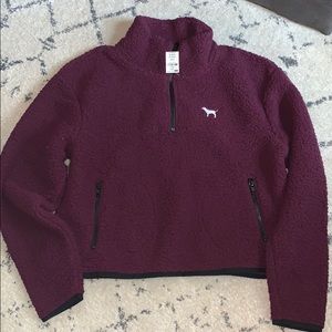 BRAND NEW!! Victoria’s Secret sherpa sweatshirt